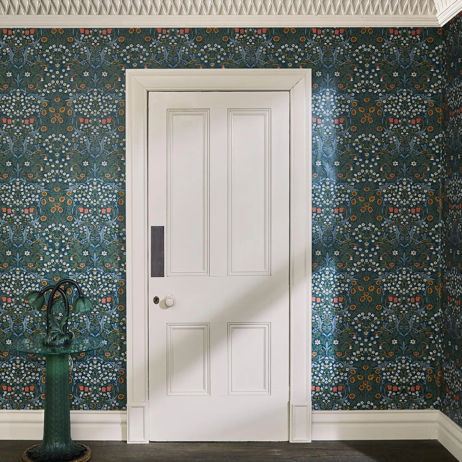 BLACKTHORN Wallpaper - Billiard Green