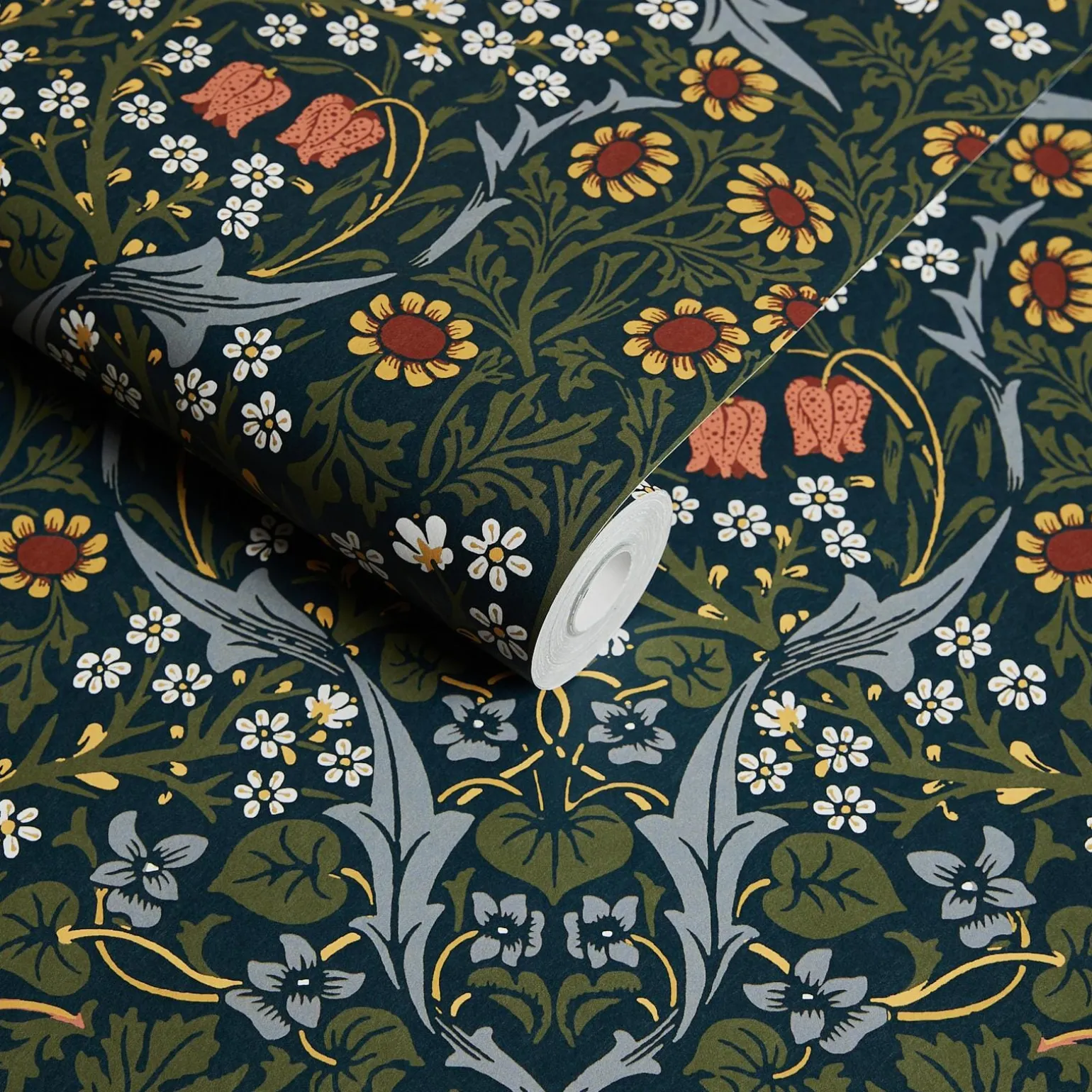 BLACKTHORN Wallpaper - Billiard Green