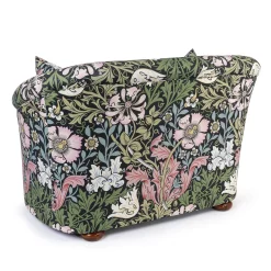 COMPTON Cotton Linen Vesper Loveseat - Onyx