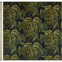 PALMERAL Velvet - Midnight & Green