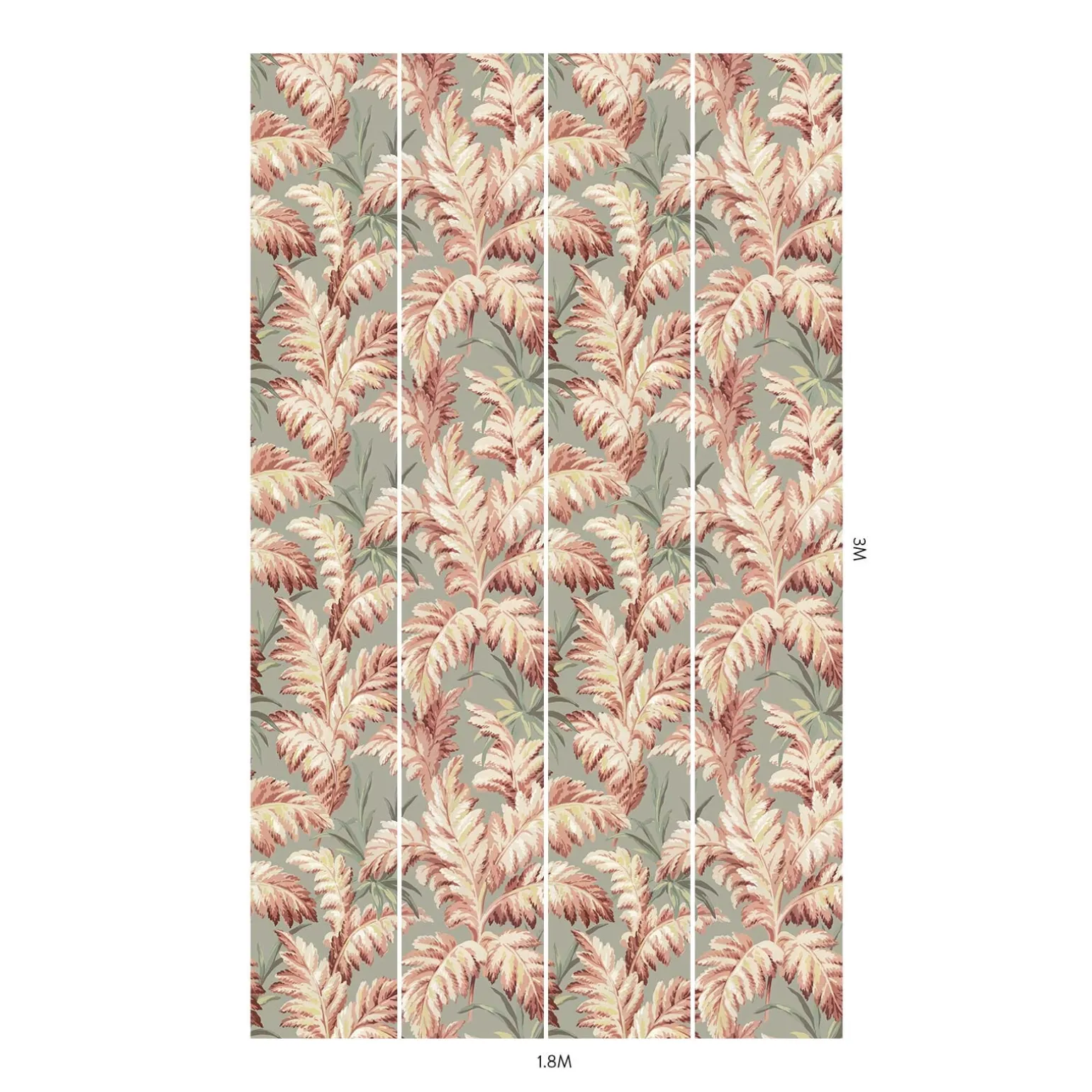 PLUMA Wallpaper - Eau De Nil