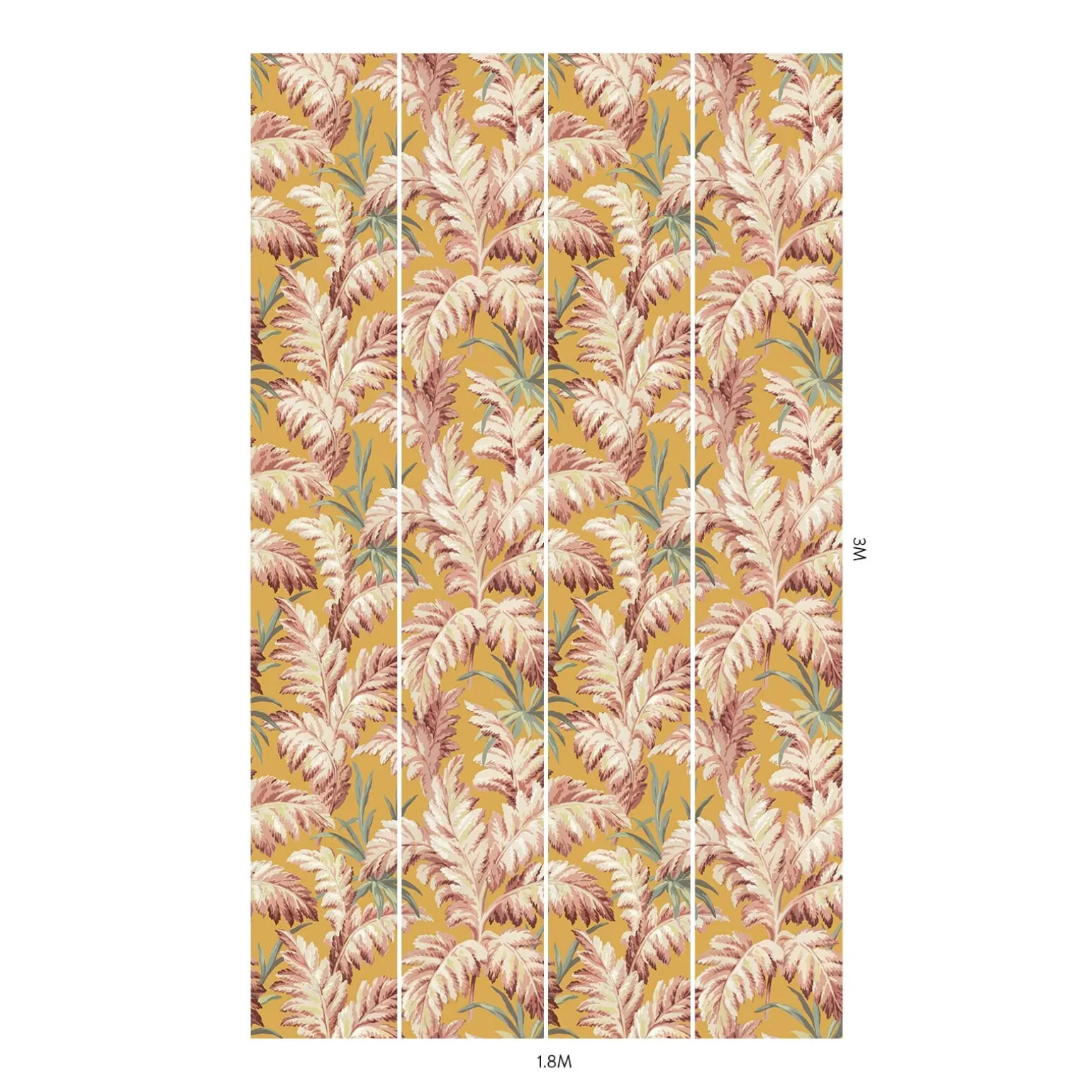 PLUMA Wallpaper - Flaxen