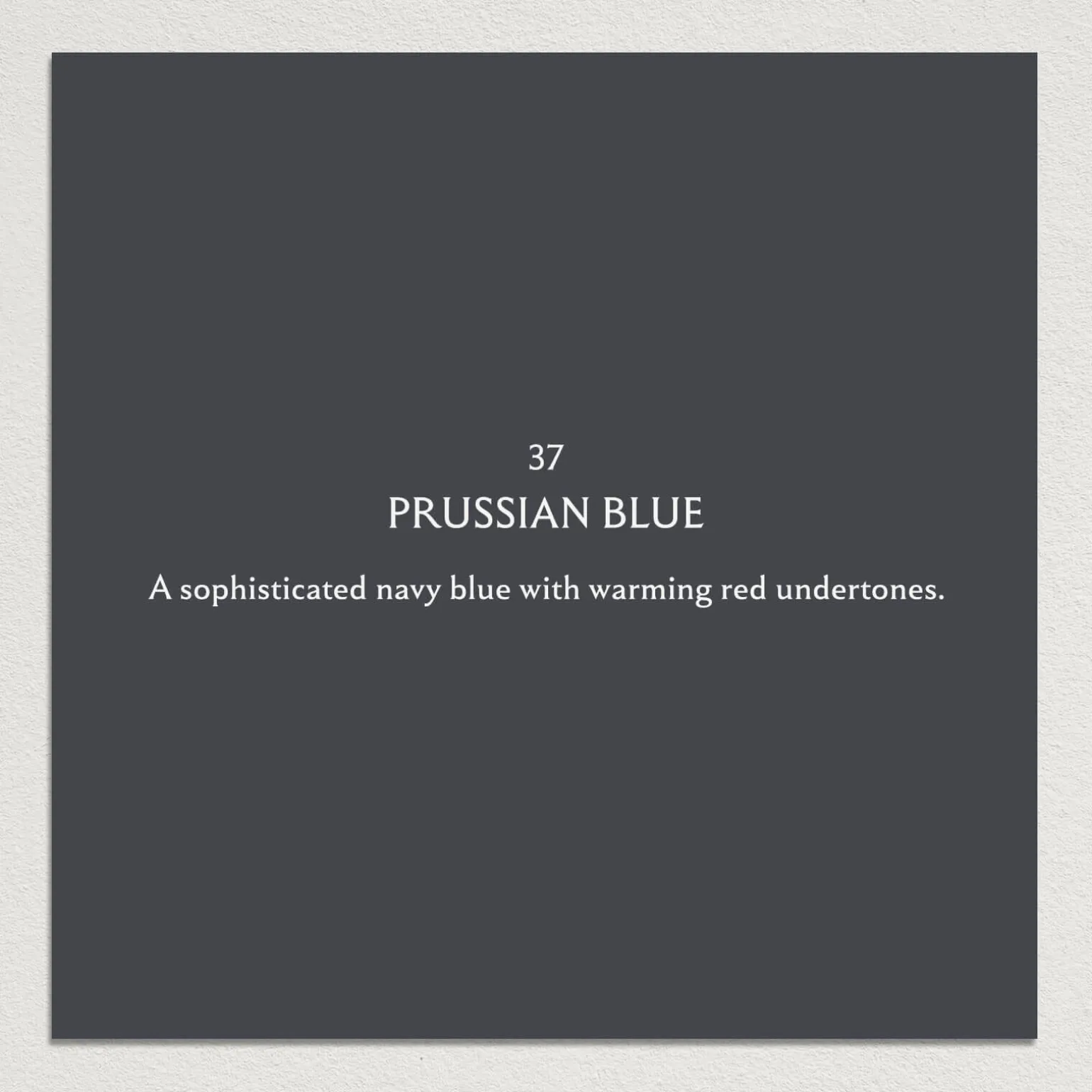 PRUSSIAN BLUE Paint - 37