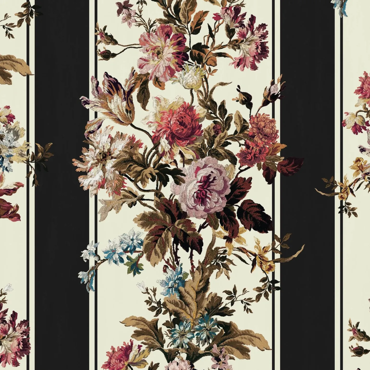 ROSETTA GARLAND Wallpaper - Noir
