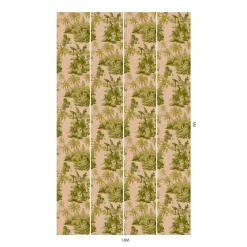 SUMATRA Wallpaper - Blush & Pear Green