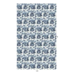 SUMATRA Wallpaper - Off White & Azure